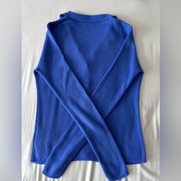 GAP Women's Royal Blue Cardigan Size Small & Tall - Picture 8 of 16